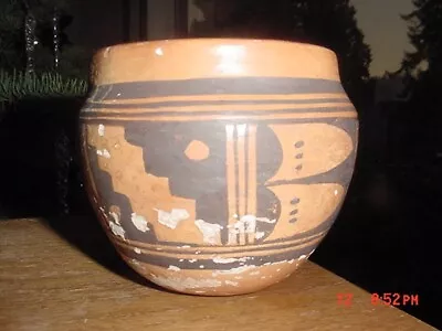 Buy Old Hopi Indian Small Olla Shaped Pottery Bowl • 33.03£