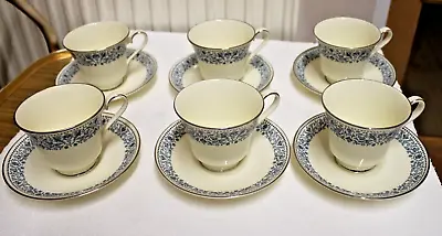 Buy 6. Minton Teacups And Saucers  POMONA PATTERN. • 20£