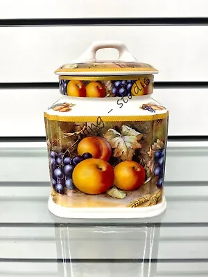 Buy Royal Worcester Canister Fruit Air Tight Storage Jar Container Fine Bone China • 34.99£