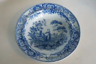 Buy Thomas Rathbone - Portobello Pottery ?? The Font Or Girl At Well - Soup Plate • 22.95£