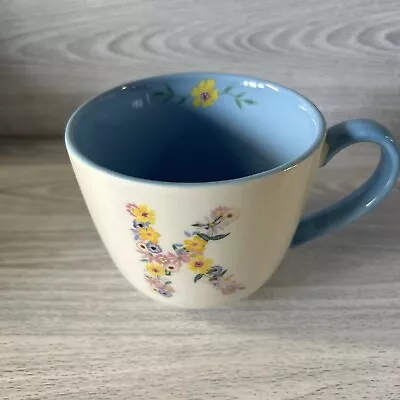 Buy Tesco Blue Kasha K Ceramic Mug Cup Tea Coffee Floral Summer • 5£