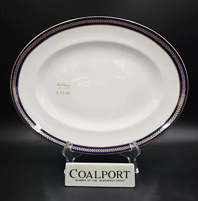 Buy Coalport Bone China BLUE WHEAT 14  Oval Serving Platter MINT UNUSED • 41.61£