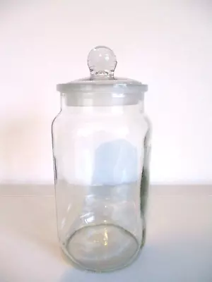 Buy Vintage Ravenhead 9.5 Inch Glass Storage Sweet Jar Large With Ground Stopper • 14.99£