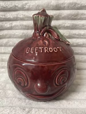 Buy Vintage Sylvac Beetroot Face Pot No. 4553 15cm Purple • 19.99£