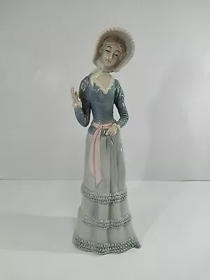 Buy Little Lady 12.5 Inches  Gloss Porcelain Figure Spain - Missing Parasol Unmarked • 6.99£
