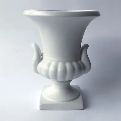 Buy Vintage Shorter & Sons White Urn Vase 2 Handle 1950s Neo Classical 18cm • 10£