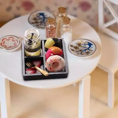 Buy 1/12 Scale Dollhouse Afternoon Tea Set Dollhouse Miniature For Kids Gifts • 3.50£