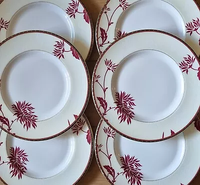 Buy Royal Doulton Bone China Plates Desire English Vintage Porcelain 6 Set Pink 8  • 55£