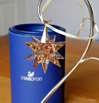 Buy Gorgeous Swarovski Crystal Christmas Hanging Gold 3D Star, 5064260, BNIB • 80£