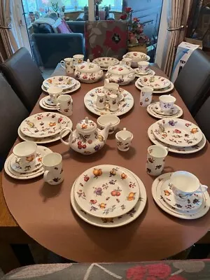 Buy Royal Staffordshire Fine Bone China Dinner Service 59 Piece Immaculate And... • 199£