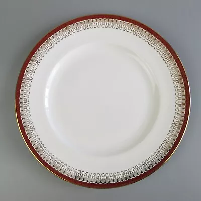 Buy Royal Grafton Dinner Plate  Majestic  - Red. Vintage Bone China. 10.75  • 12.99£