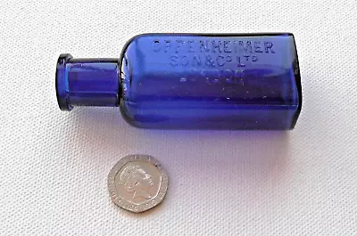 Buy Vintage Oppenheimer Son & Co Ltd Cobalt Blue Medicine Bottle - NOS • 4.99£