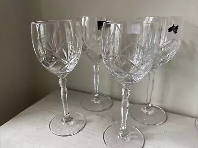 Buy Royal Doulton 2 Red 2 White Wine Cut Crystal Glasses  • 24.99£