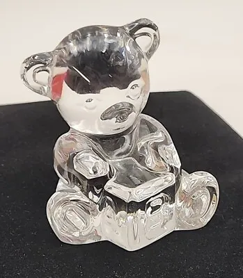 Buy Waterford Crystal Teddy/baby Bear Figurine, Paperweight Made In Ireland $80 Msrp • 24.60£