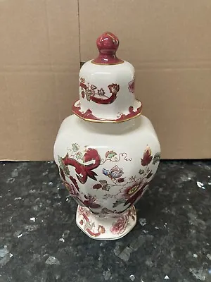 Buy Mason's Ironstone Mandalay Red Tokyo Jar With Lid 35 Cm Excellent Cond. • 24.99£