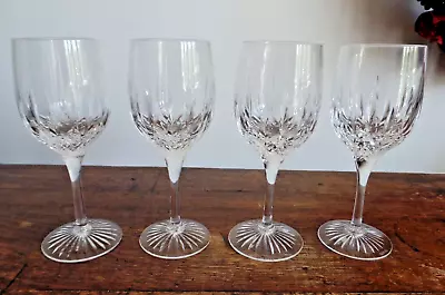 Buy Four Stuart Crystal Glass  Wine Glasses 6 3/4 Inches Tall Signed • 24.99£