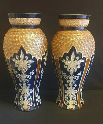 Buy Doulton Lambeth Art Nouveau Vases • 49.99£