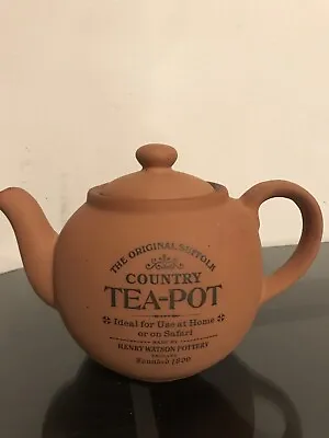 Buy Henry Watson Country Teapot (1 ½ Pint) The Original Suffolk Terracotta Pottery • 16.04£