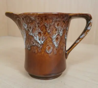 Buy Vintage Kernewek Of Cornwall Brown  Honeycomb  Pottery  5  Tall Jug • 9.99£
