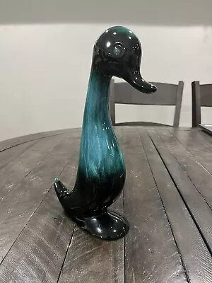 Buy Vintage Blue Mountain Studio Pottery Canada Duck Figurine 11.25” Teal Black • 28.45£