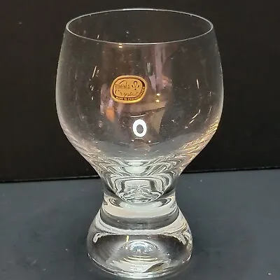 Buy Vintage Czech Bohemian Crystal Wine Glasses NIB Set Of 6 • 76.72£