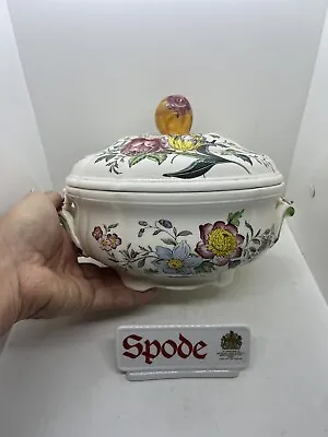 Buy Copeland Spode Old Mark Gainsborough Round Covered Vegetable Bowl Apple Finial • 140.36£