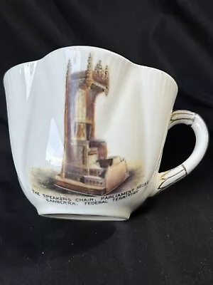 Buy Shelley Late Foley  Collectible Cup The Speakers Chair Parliament House Canberra • 40£