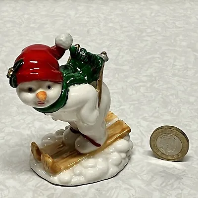 Buy Christmas Snowman Ceramic Pottery Ornament • 9.99£