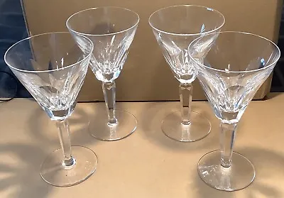 Buy 4x Irish WATERFORD Crystal SHEILA 7  Large Wine / Water Glass Glasses Signed • 60£