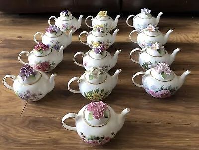 Buy 13x Royale Stratford Country Cottage Teapots. Perfect Condition • 850£