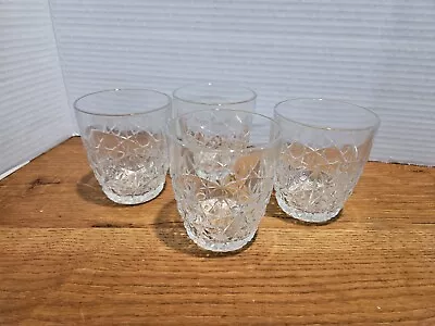 Buy 4 Pcs CUT CRYSTAL GLASS DRINKWARE  WINE VODKA SHOT GLASS • 14.48£