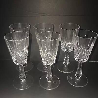 Buy 6 Galway Irish Crystal Clifden Hand Blown White Wine Glasses 6 3/8  • 47.44£