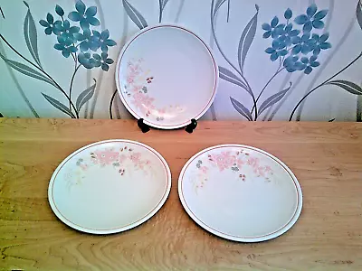 Buy 3 X BOOTS HEDGE ROSE 10  DINNER PLATES • 12.95£
