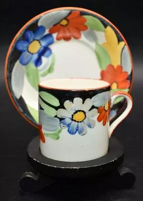 Buy Susie Cooper Gray's Pottery Art Deco Cup & Saucer Floral Pattern 7913 Circa 1928 • 29.99£