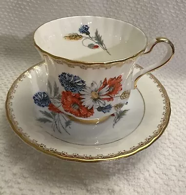 Buy Vintage Sutherland Bone China Cup And Saucer England H M • 23.72£