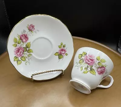 Buy Duchess Bone China England Edithe Tea Cup & Saucer 401 Gold Trim NWOB Vintage • 13.34£