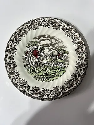 Buy Vintage English Myott Staffordshire 'Myotts Country Life' 2 X Decorative Plates • 15.95£