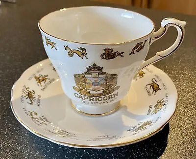 Buy Vintage Regal Fine Bone China Tea Cup & Saucer | CAPRICORN | Unique Gift In 1969 • 17.99£