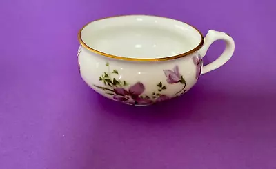 Buy Vintage Hammersley Victorian Violets Miniature Bone China Chamber  Pot • 6£