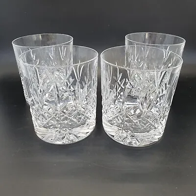 Buy 4x Stunning Rare Edinburgh Crystal  LOMOND  Pattern Whisky Glasses • 42.50£