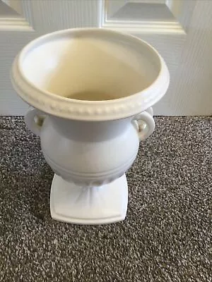 Buy Vintage White Shorter & Son 2 Handled Urn Vase Measurements 9 Inches Height • 10£