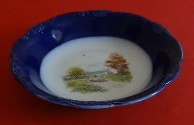 Buy Wood And Sons Pottery Stoke On Trent Bowl Showing A Sheep Scene • 3£