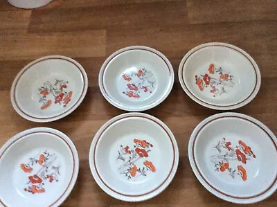 Buy 6 X Royal Doulton   Field Flower   Soup Plates  7.5  - Freepost Uk • 19.99£