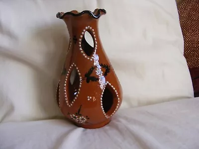 Buy Studio Pottery Tealight Holder - Terracotta • 1.99£