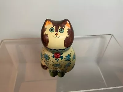 Buy Vintage Hand Painted Small Cat - Joan De Bethal Rye Pottery Interest • 14.99£