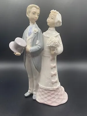 Buy Lladro Figurine Boda De Antano Wedding Marriage Couple Bride Groom #4808 Spain • 23.66£