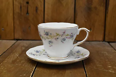 Buy Duchess Bone China Tea Cup And Saucer , Tranquility , Blue Floral  • 11.99£