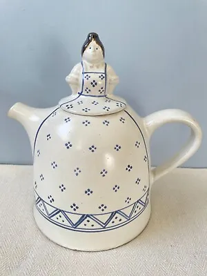 Buy Large Jenny J & G Morten English Studio Art Pottery Woman Figure Teapot NEW • 36.99£