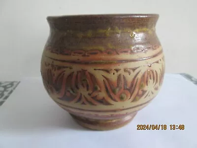 Buy Vintage Hand Thrown Studio Pottery Bowl Marked DA 76 • 5.99£