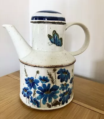 Buy Midwinter Stonehenge England Spring Blue Floral Vintage Coffee Pot • 30£
